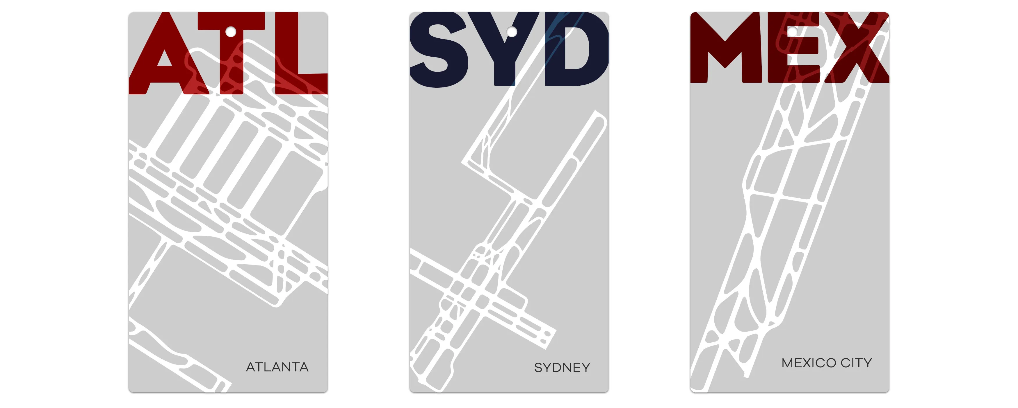 Gogo luggage tag mockup