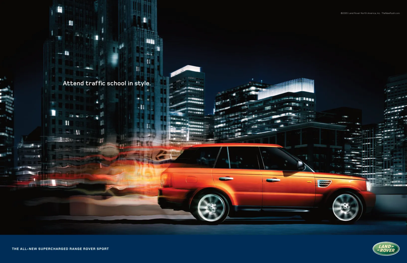 Land Rover Sport Attend Traffic School Ad