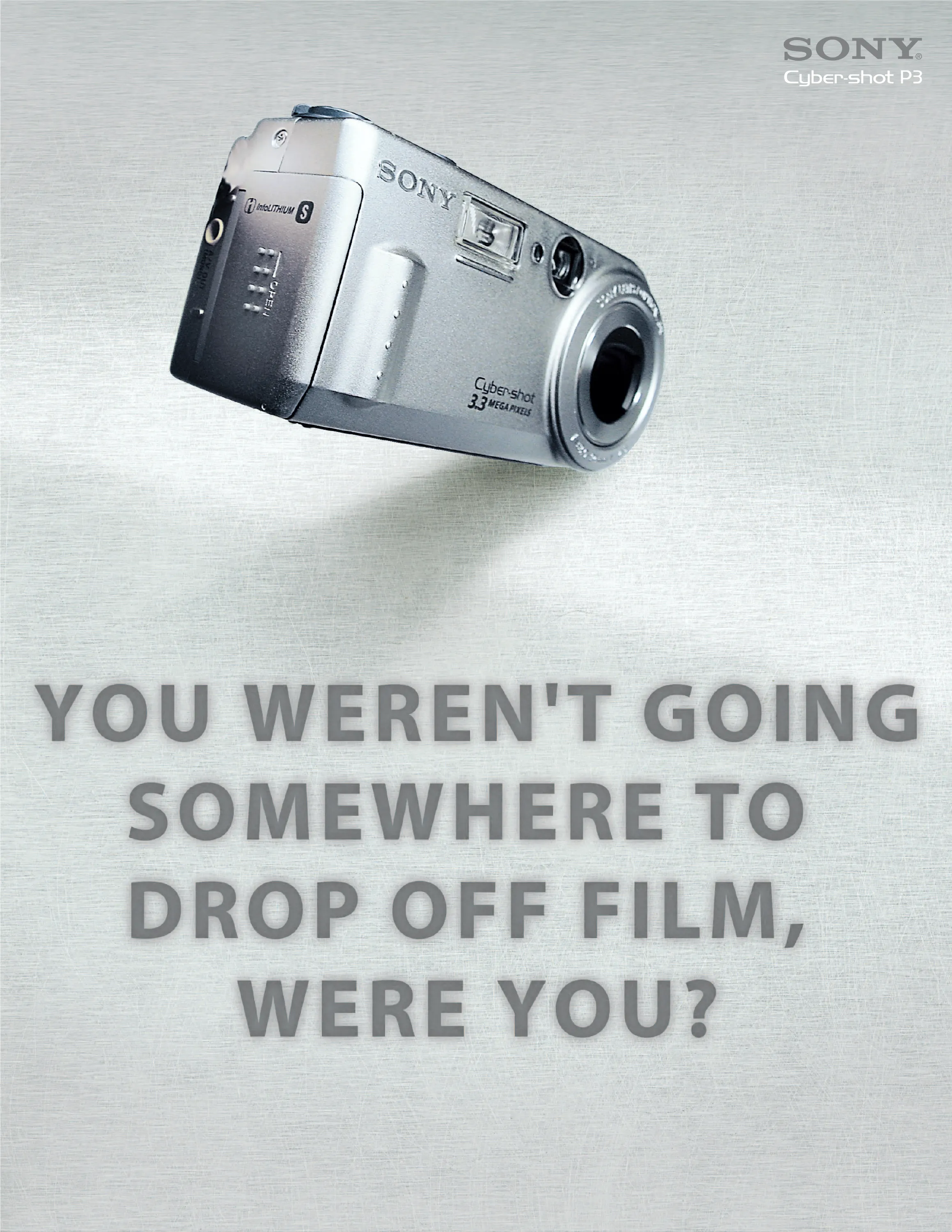 Sony Cybershot Drop Off Film